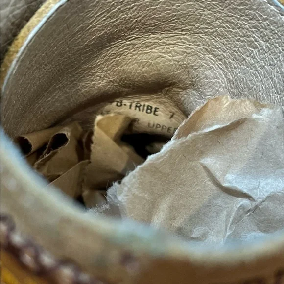 Tan Fringe Ankle Boots - Picture 5 of 7